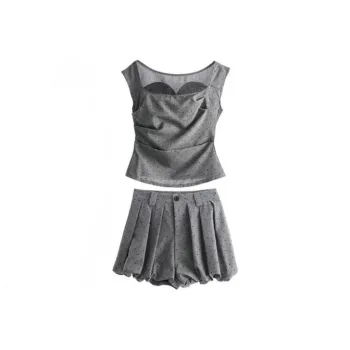 DOSOHEB Two Piece Skirt Sets Women's