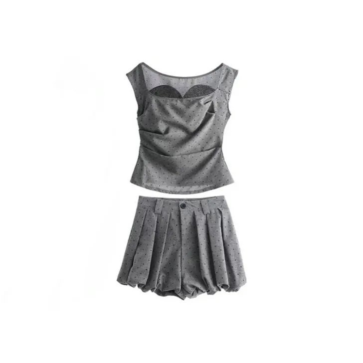 DOSOHEB Two Piece Skirt Sets Women's-0