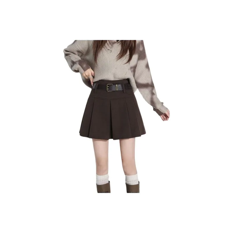 XIANSINIAO Casual Short Skirts Loose Fit Women's-2