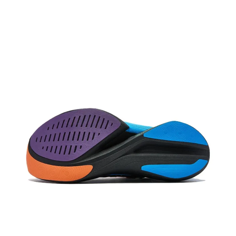 Saucony ENDORPHIN ELITE 2 Cushioning, Wear Resistant Low Top Running Shoes Unisex Black Orange FUTURE BLACK-4