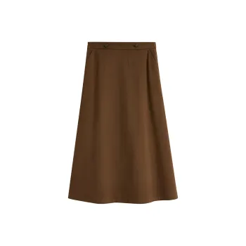 Inman Casual Short Skirts Women's Mercerized Brown