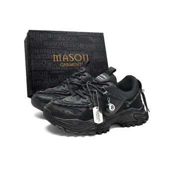 Masongarments Shark Tooth Series Chunky Sneakers Unisex Low Top White