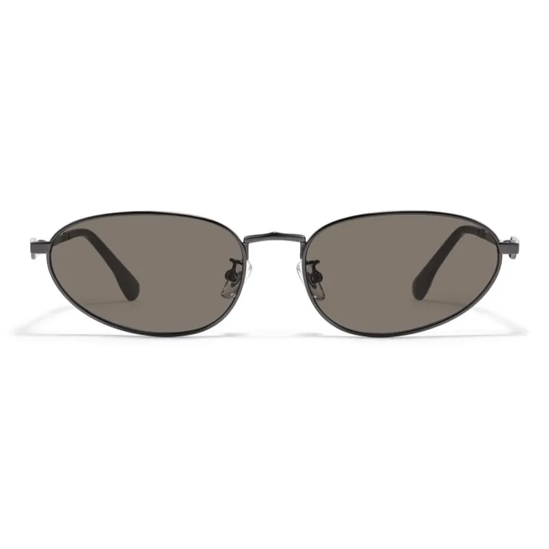 Sagawa Stainless Steel Metal Cat Eye Sunglasses Unisex-9