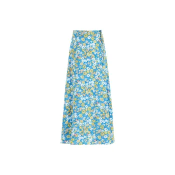 MJB Casual Long Skirt Women's Floral Dress