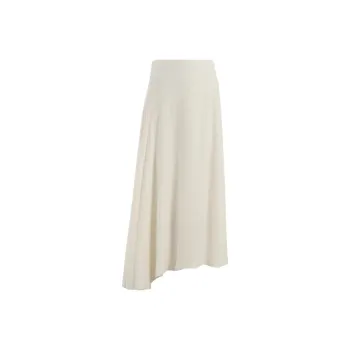 Yohji Yamamoto Y's FW24 Casual Long Skirt Women's Ecru