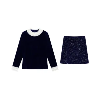 ETSE Two Piece Skirt Sets Women's