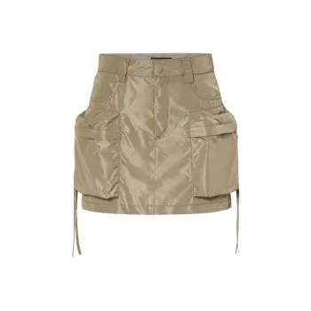 MOCO Cargo Short Skirts Women's Olive Green