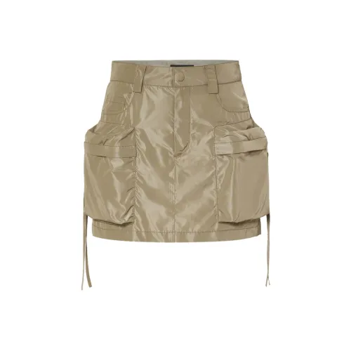 MOCO Cargo Short Skirts Women's Olive Green