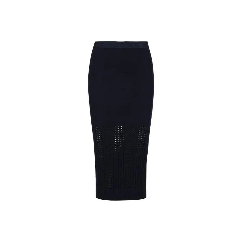 Iceberg Knitted Midi Skirt-0