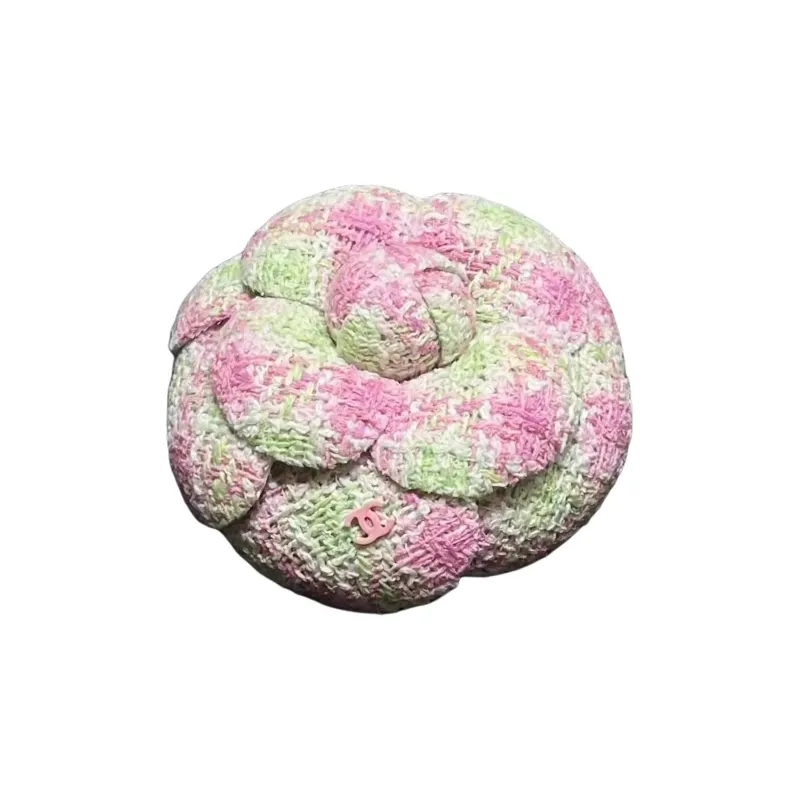 CHANEL Cotton Brooches Women's Pink-0