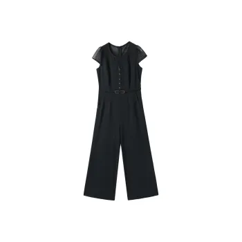 Hang Yi Court Jumpsuits Women's Black