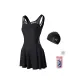 Black (Comes with Pink Waterproof Bag)