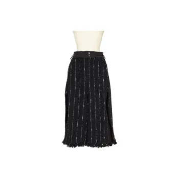 Sacai Casual Long Skirts Women's Black