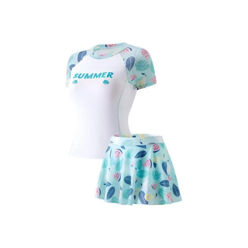361° Split Swimsuit Women's Blue-0