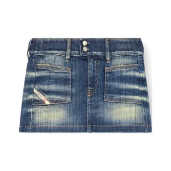 DIESEL De Hush Denim Miniskirt