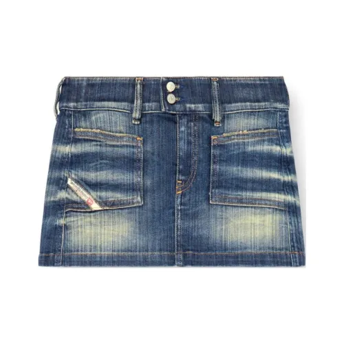 DIESEL De Hush Denim Miniskirt