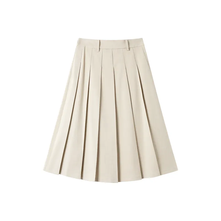 Miss Burde Casual Long Skirt Women's Black-5
