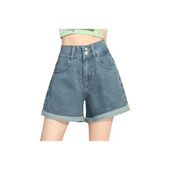 JEANSWEST Denim Shorts Women's Denim Blue
