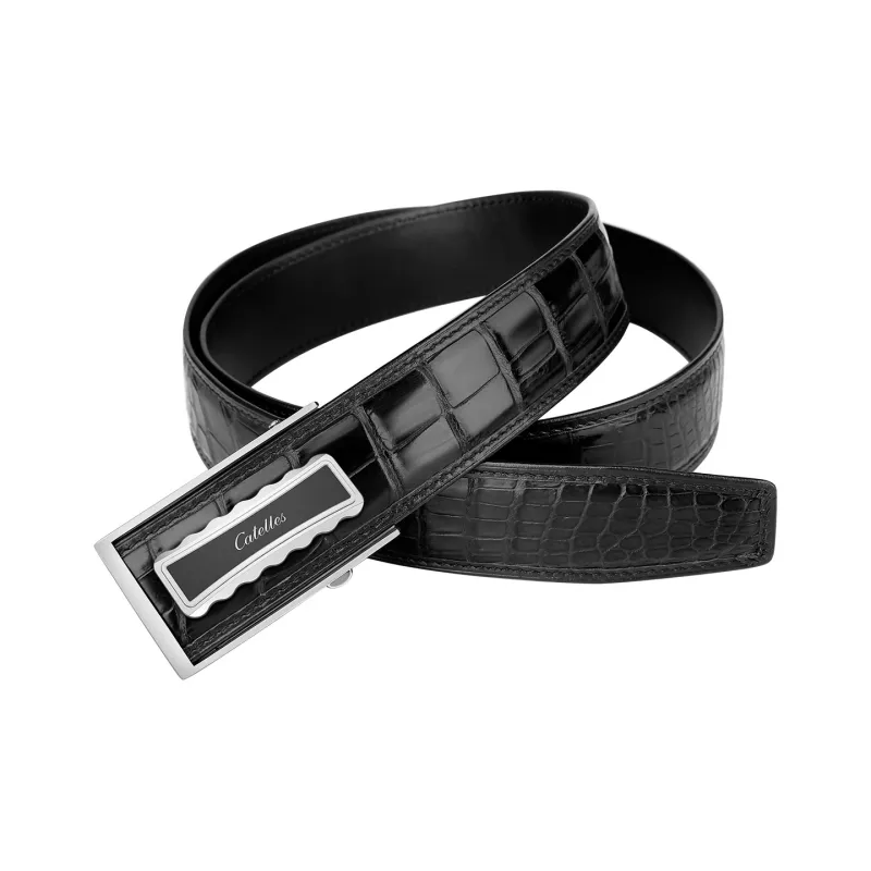 CATELLES Crocodile Leather Belts Men's 3.5cm/3.8cm-5