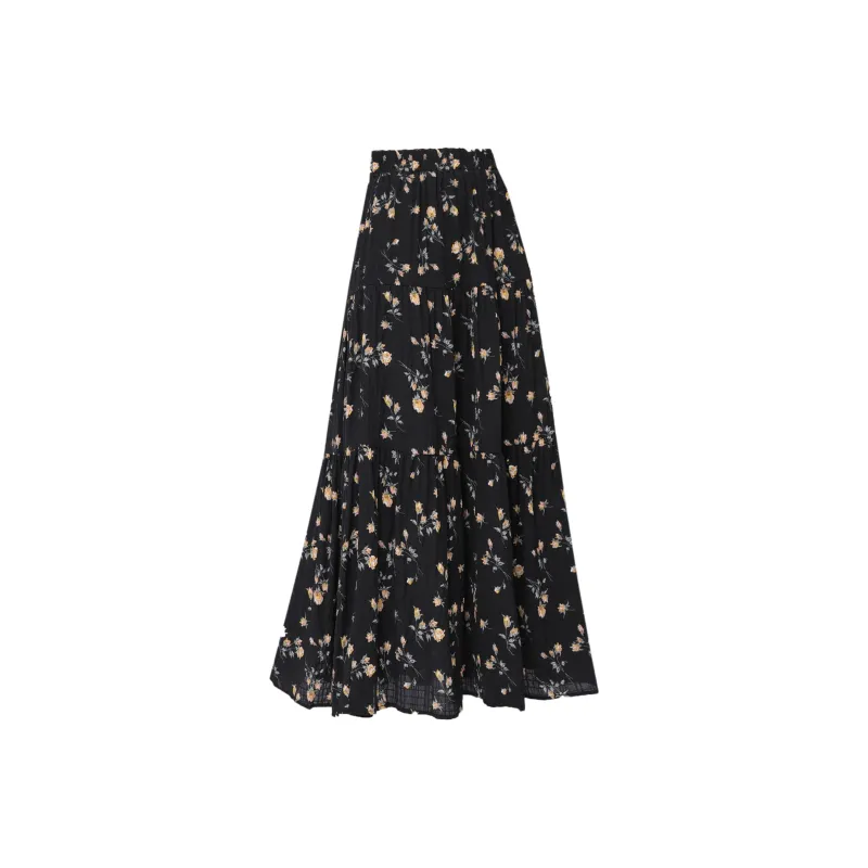 Mu Xiao Xin Casual Long Skirt Women's-4