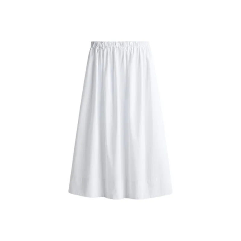 H&M Casual Long Skirts Women's White-0