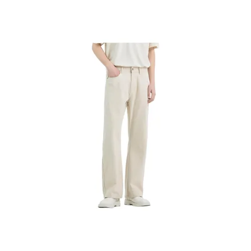 WILD LEADER Jeans Men Apricot Honey Xiang[NKW5138Y30]