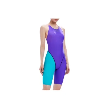 ZOKE One Piece Swimsuits Women's Purple Blue