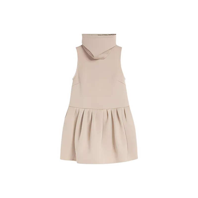 MaxMara Sleeveless Dresses Women's White-0