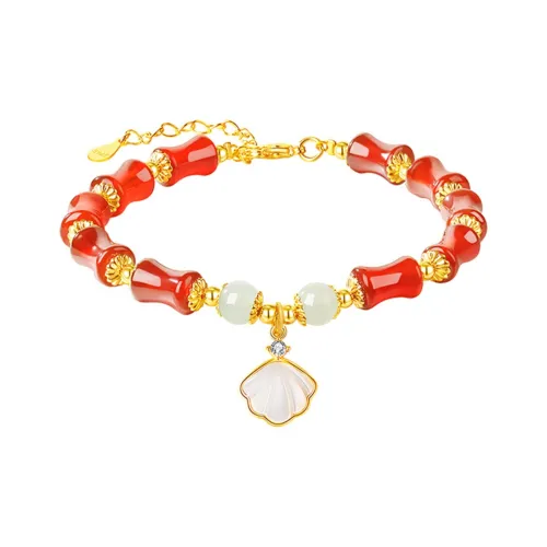 Andaozi Bracelets Pale Greenish White Jade Women's
