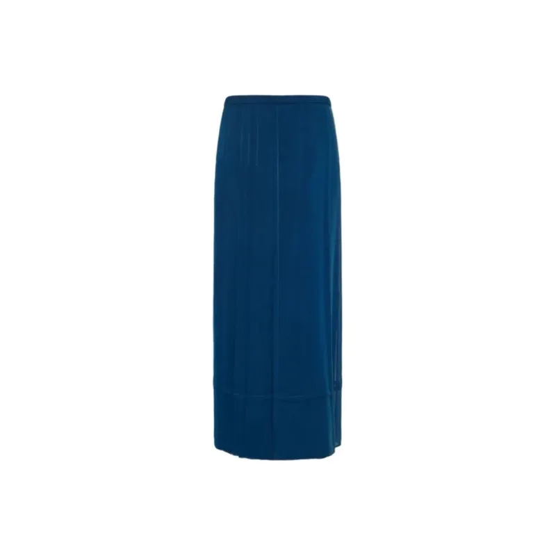 GUCCI Casual Long Skirt Women's Blue ,-0