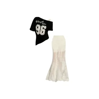 GLEE DIARY Two Piece Skirt Sets Women's
