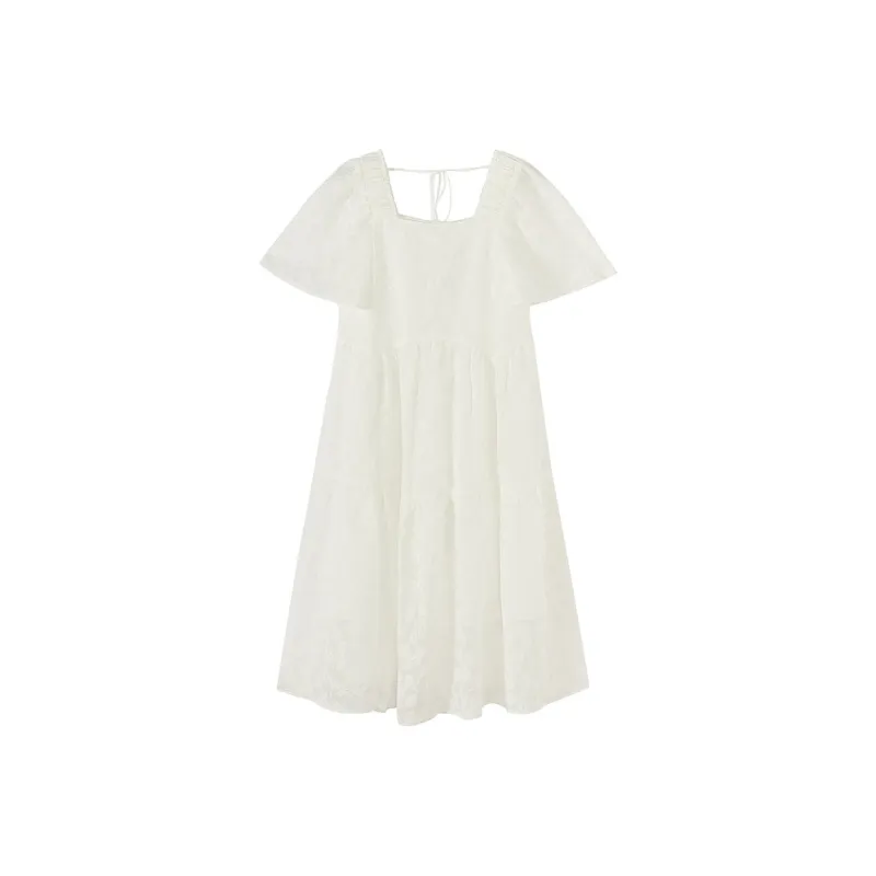 Metersbonwe Long Sleeved Dress Women's-1