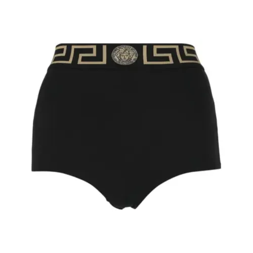 VERSACE Greca Border Bikini Bottoms 'Black'