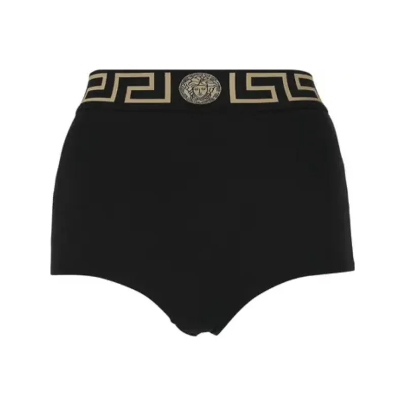 VERSACE Greca Border Bikini Bottoms 'Black'-0