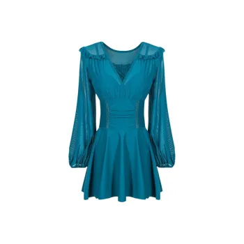 Sanqi One-piece Swimsuit Women's Turquoise