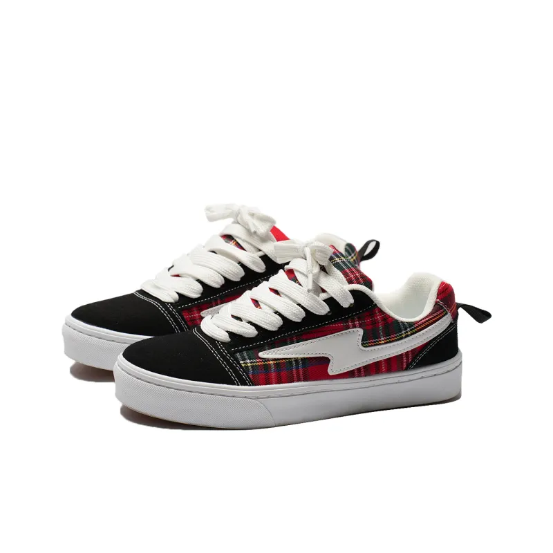 T628 Slip Resistant, Abrasion Resistant, Lightweight, Breathable Low Top Skateboard Shoes Unisex-22