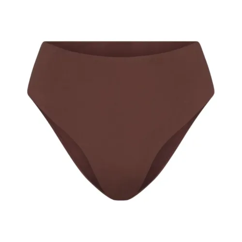Khy SS24 DROP 008 High Waist Bikini Bottom Swimming Shorts Women's CHOCOLATE/Chocolate