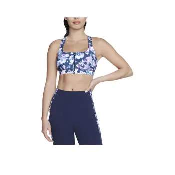Skechers Misty Floral Zip-Front Sports Underwear Women's Light Purple