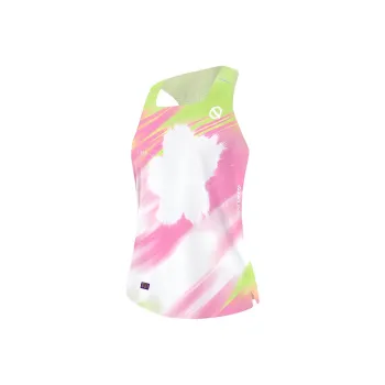 Qinkung Sport Vests Women's Cherry Speed Pink