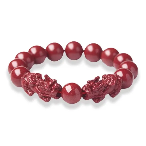 GIRATI Reconstructed Cinnabar Bracelets Unisex-10