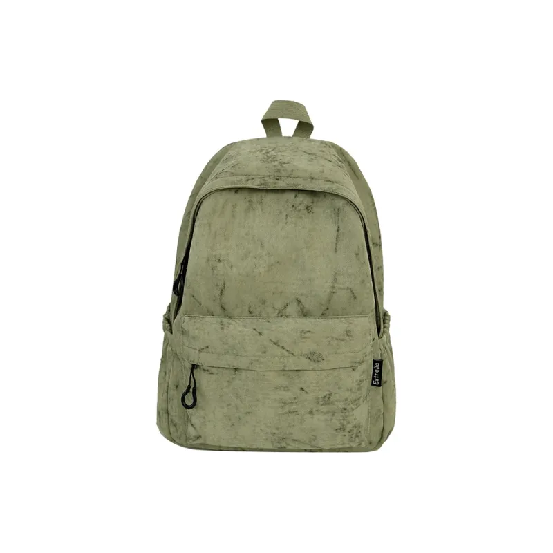WICKBUEN Nylon Backpack Unisex Burgundy/Black/Green/Blue-2