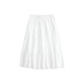 Hollister Casual Long Skirts Women's White