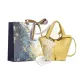 Yellow Charm Shopping Bag