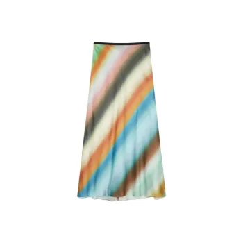 Paul Smith Watercolour effect Midi Skirt
