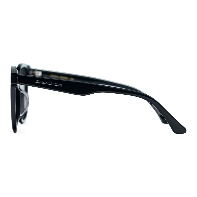 HELEN KELLER Plate Frame Square Sunglasses Unisex-3