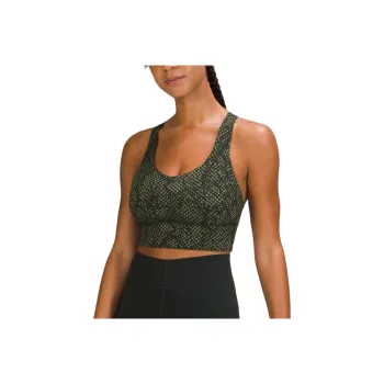Lululemon Free To Be Serene Sports Underwear Women's Floral Rainforest Green Thyme Green