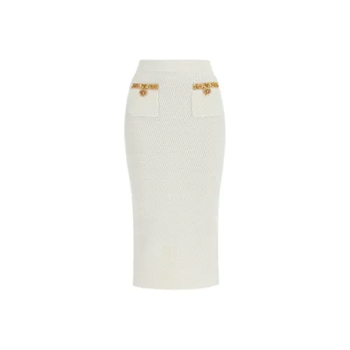 Self portrait Lurex Knitted Midi Skirt