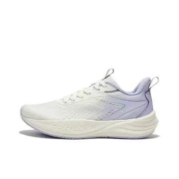 361° Speed Surge Lite SE Abrasion Resistant Breathable Low Top Casual Running Shoes Women's White Purple
