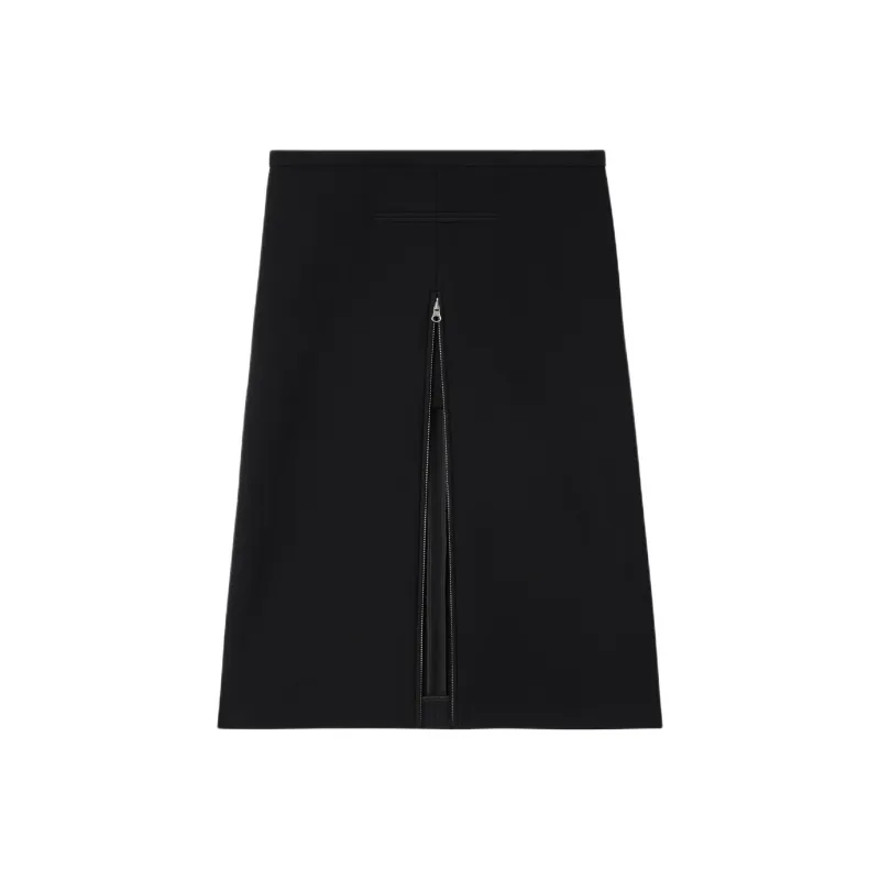 COURREGES Logo embroidered Ribbed Tank Top-0