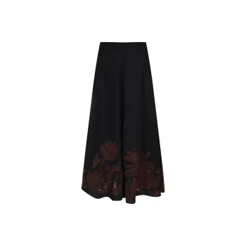 Dorothee Schumacher Exquisite Luxury Linen Skirt